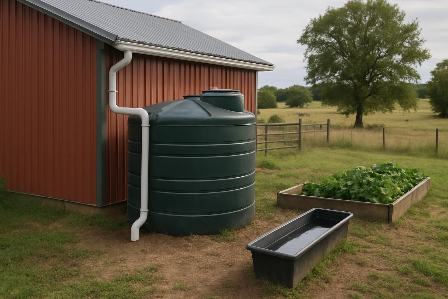How to Harvest Rainwater on Small Acreage for Livestock and Gardens