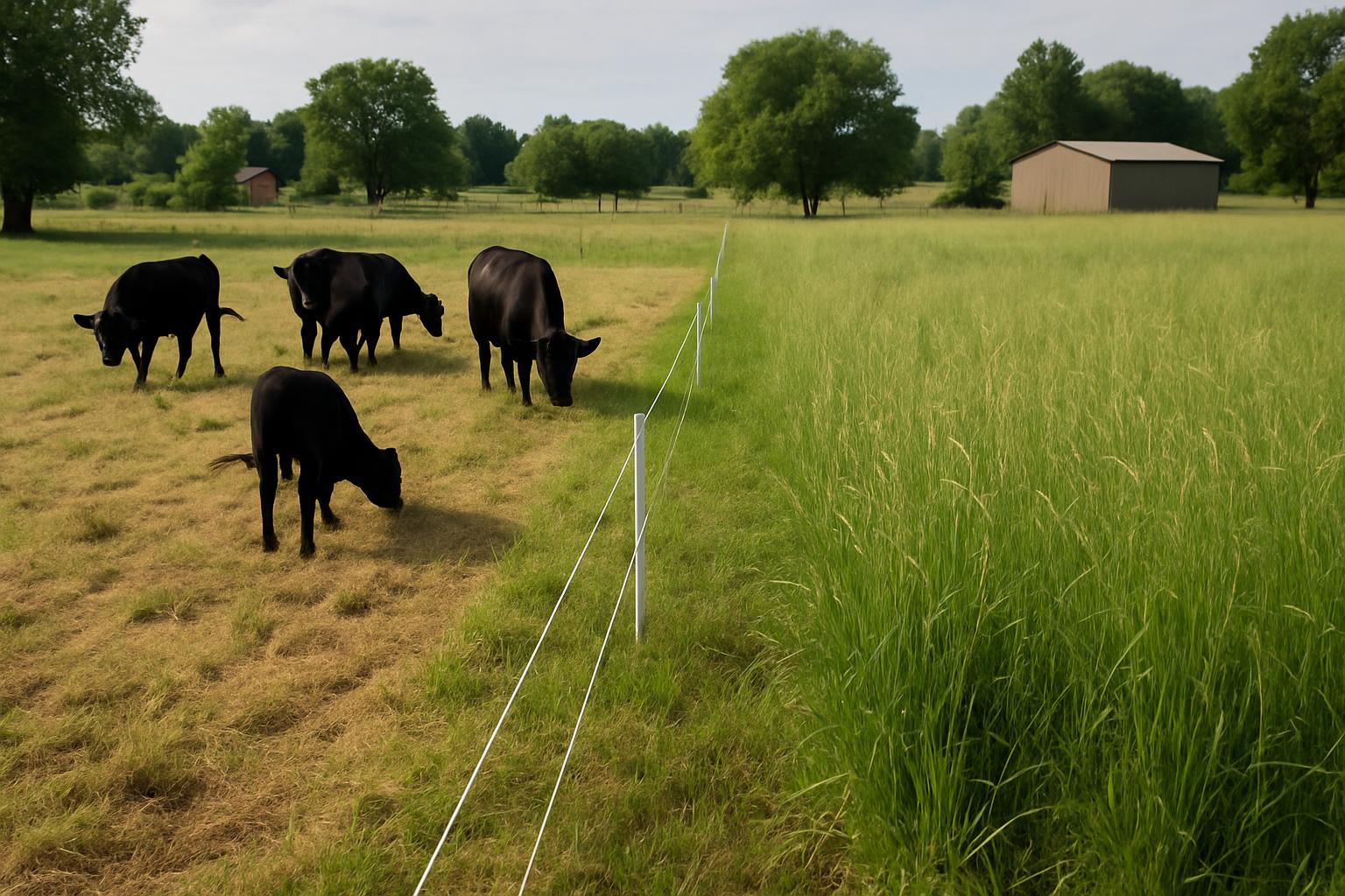 Rotational Grazing Schedules for 5- to 15-Acre Properties